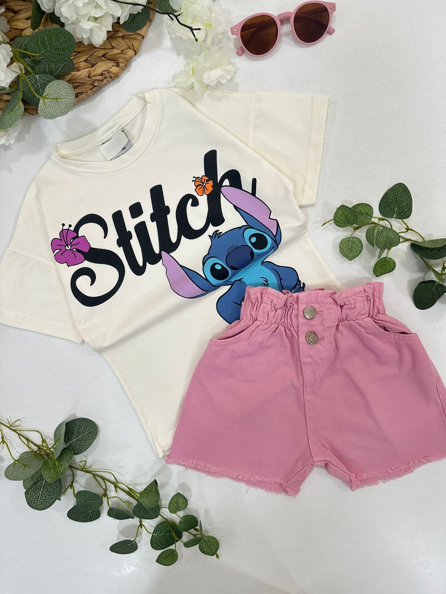 KIZ ÇOCUK ŞORTLU TAKIM