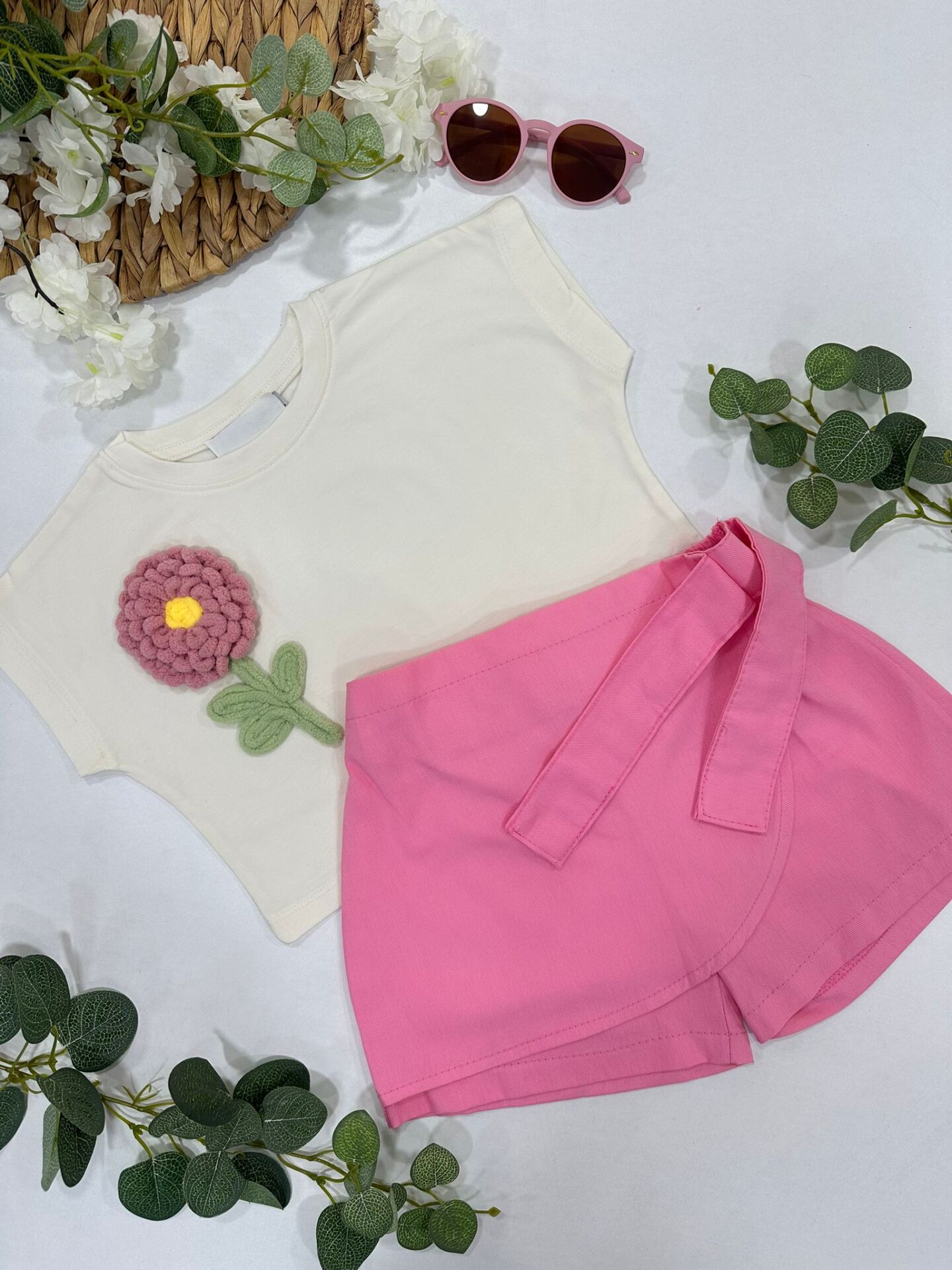 KIZ ÇOCUK ŞORTLU TAKIM