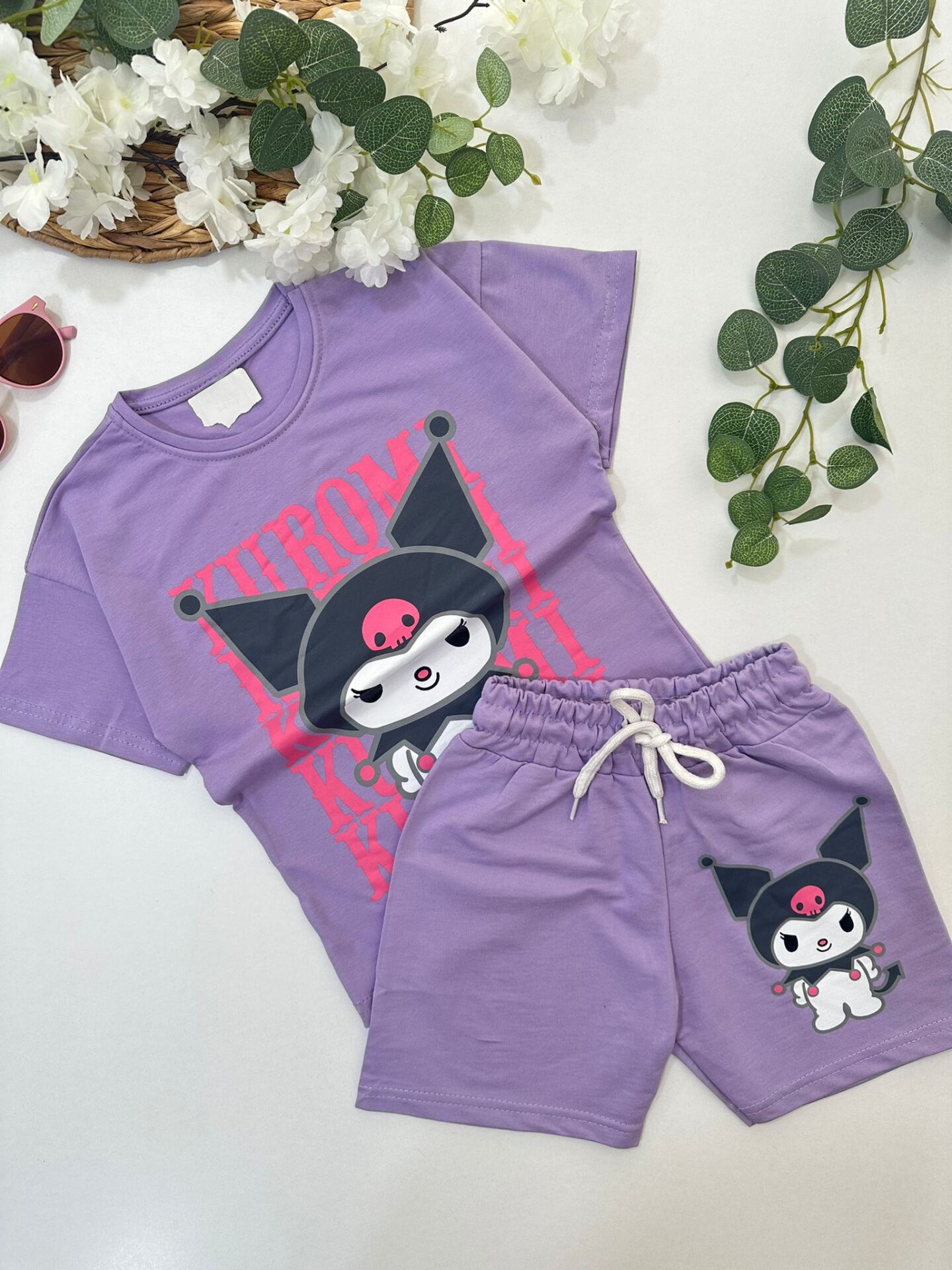 KIZ ÇOCUK ŞORTLU TAKIM