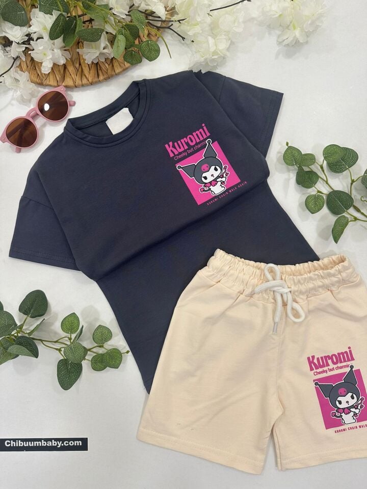 KIZ ÇOCUK ŞORTLU TAKIM