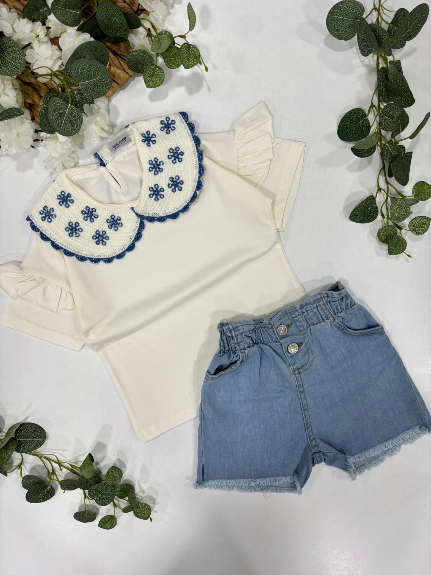 KIZ ÇOCUK ŞORTLU TAKIM