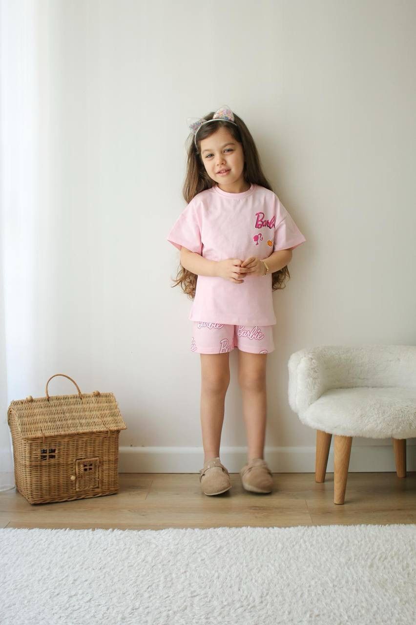 KIZ ÇOCUK ŞORTLU TAKIM