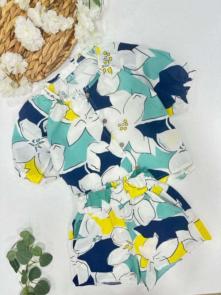 KIZ ÇOCUK ŞORTLU TAKIM