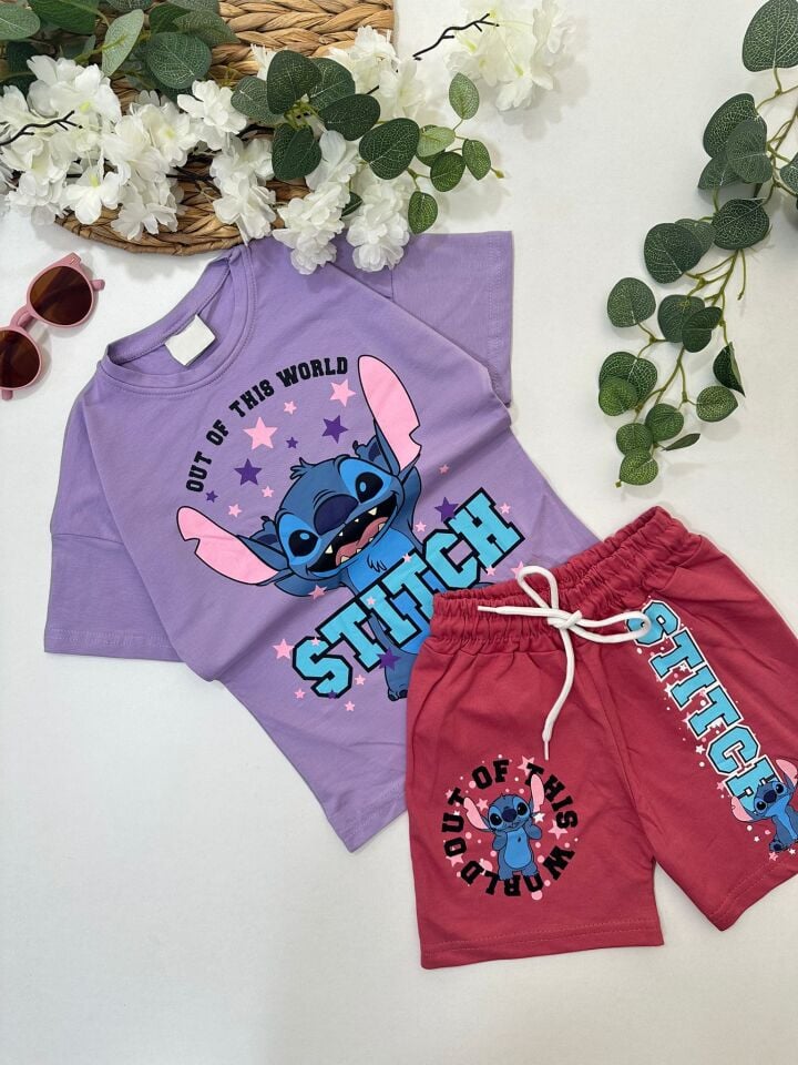 KIZ ÇOCUK ŞORTLU TAKIM