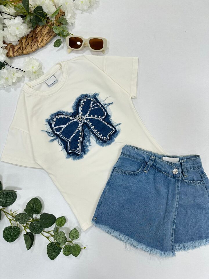 KIZ ÇOCUK ŞORTLU TAKIM