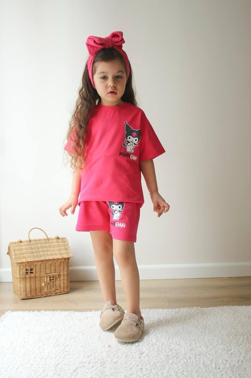 KIZ ÇOCUK ŞORTLU TAKIM