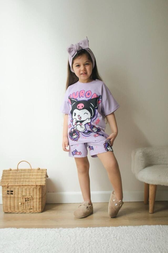 KIZ ÇOCUK ŞORTU TAKIM