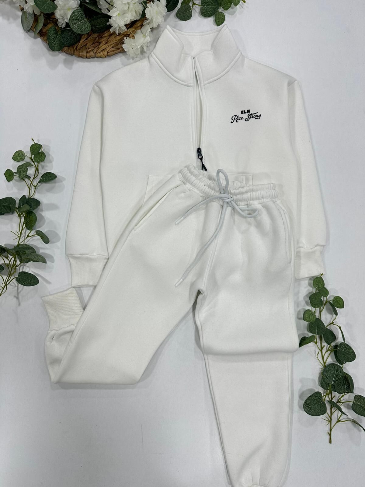 UNISEX FERMUARLI EŞOFMAN TAKIMI