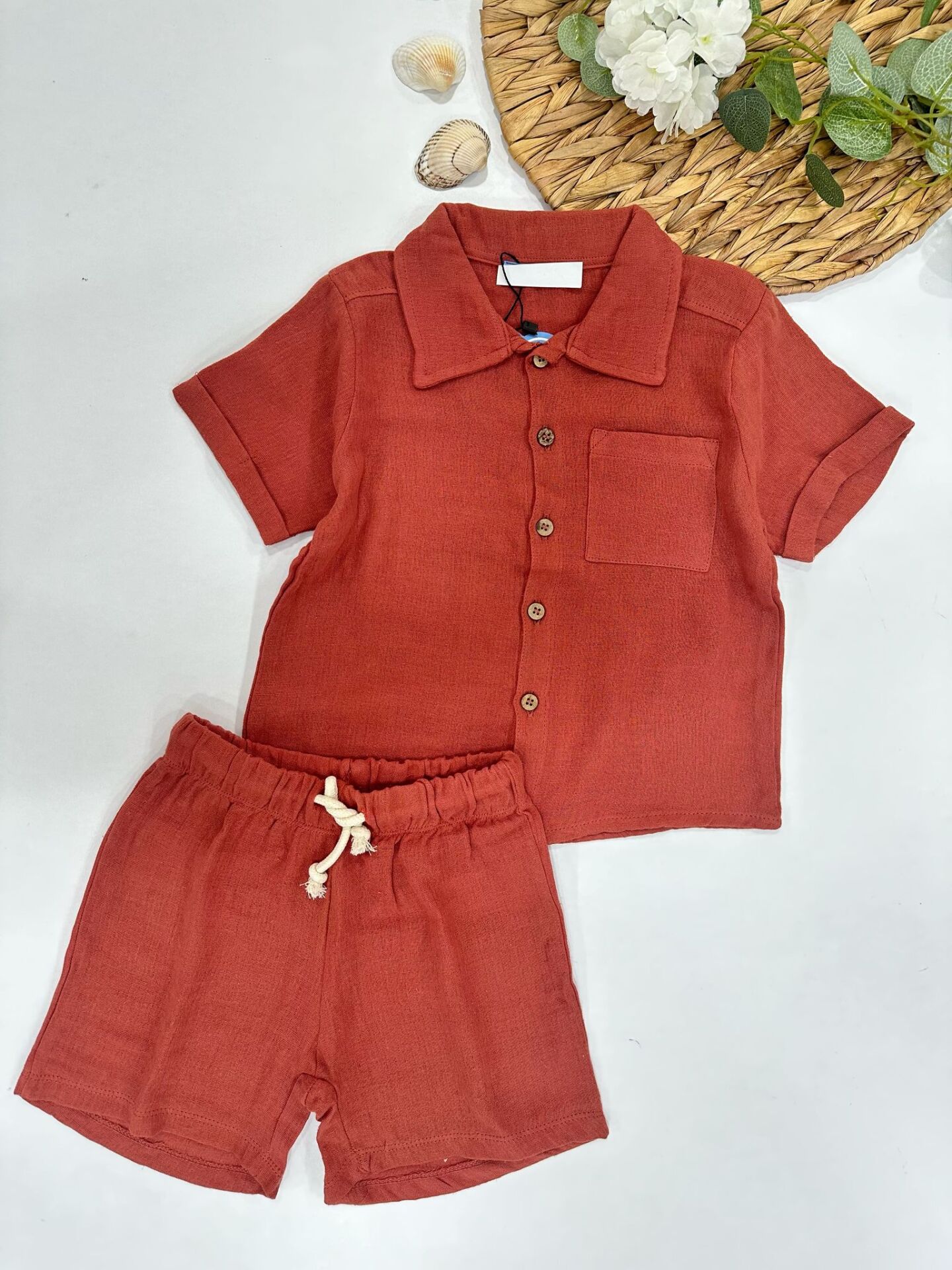 UNISEX OVERSİZE MÜSLİN TAKIM