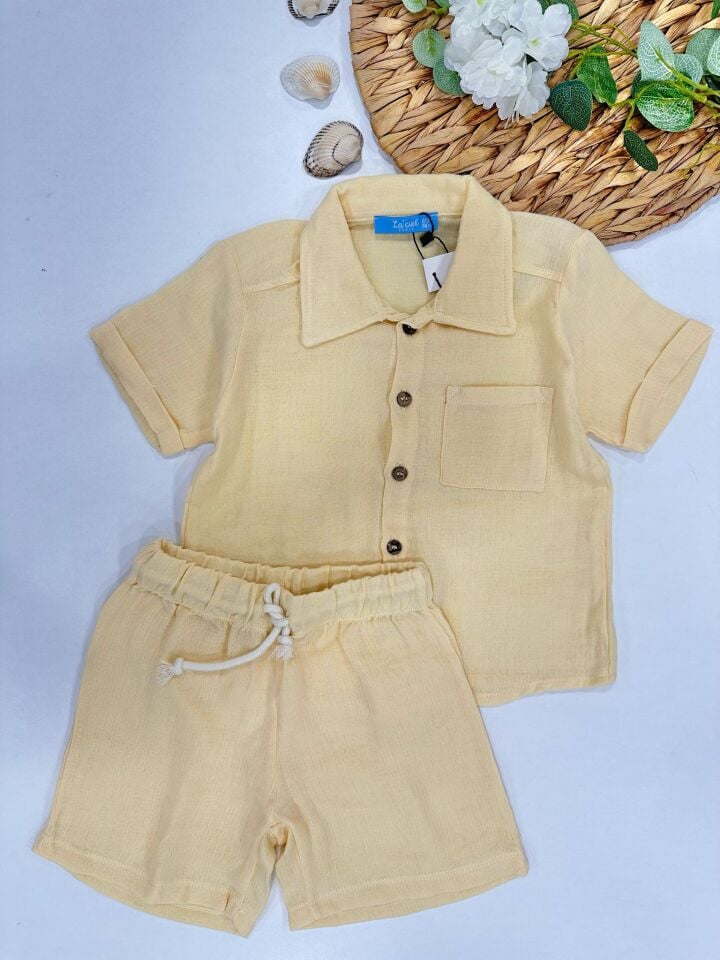 UNISEX OVERSİZE MÜSLİN TAKIM