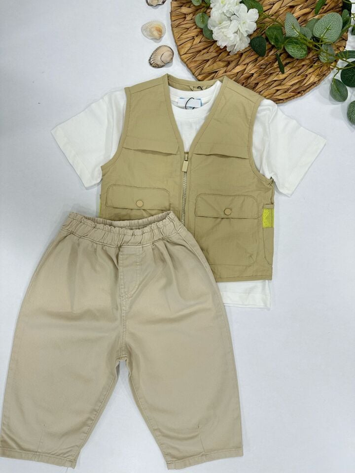 UNİSEX SU GEÇİRMEZ YELEKLİ TAKIM