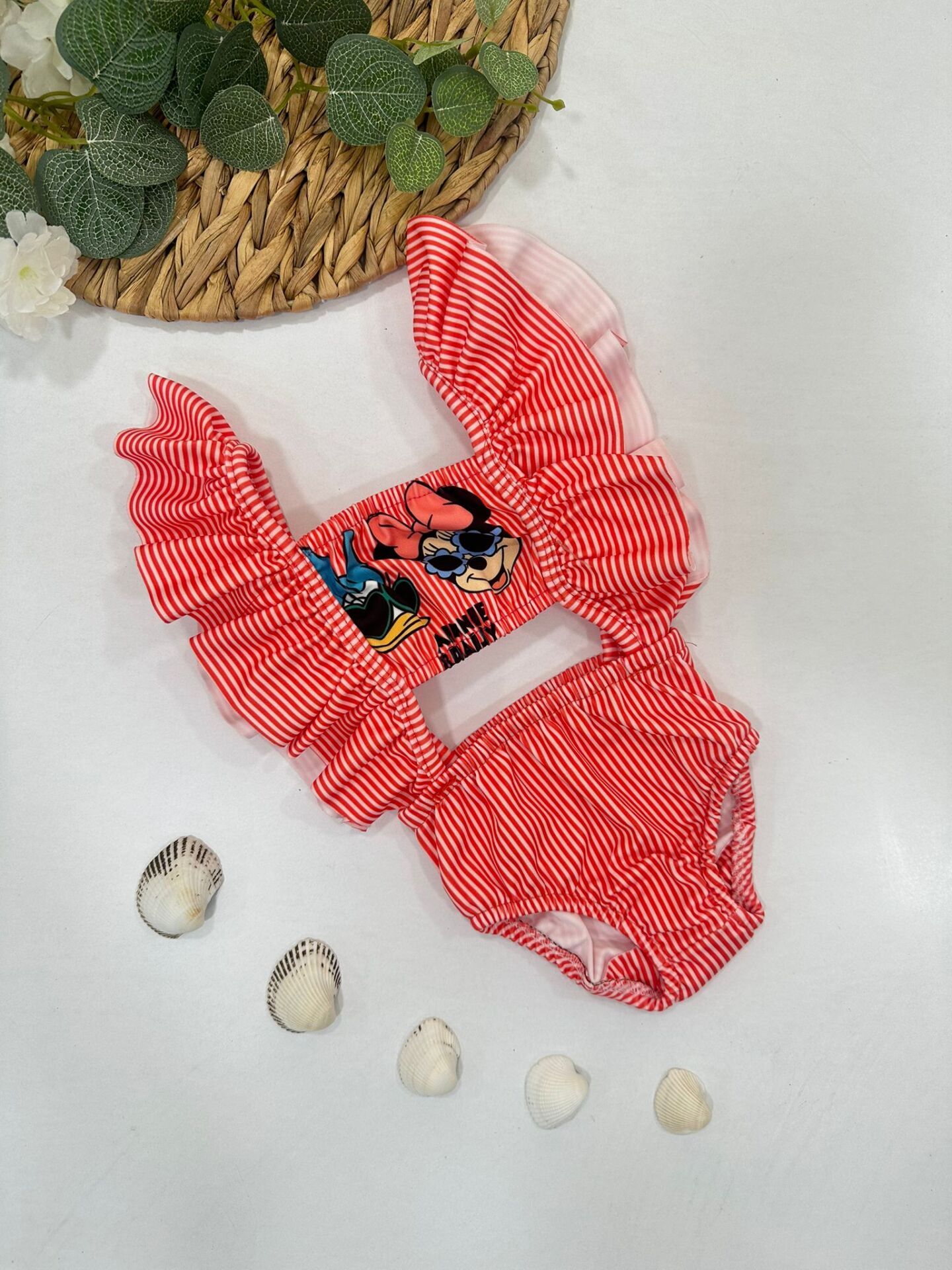 ÇİZGİLİ KIZ ÇOCUK MAYO